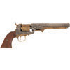 1851 Engraved Navy Revolver - Brass