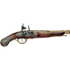 18th Century English Flintlock Pistol - Brass